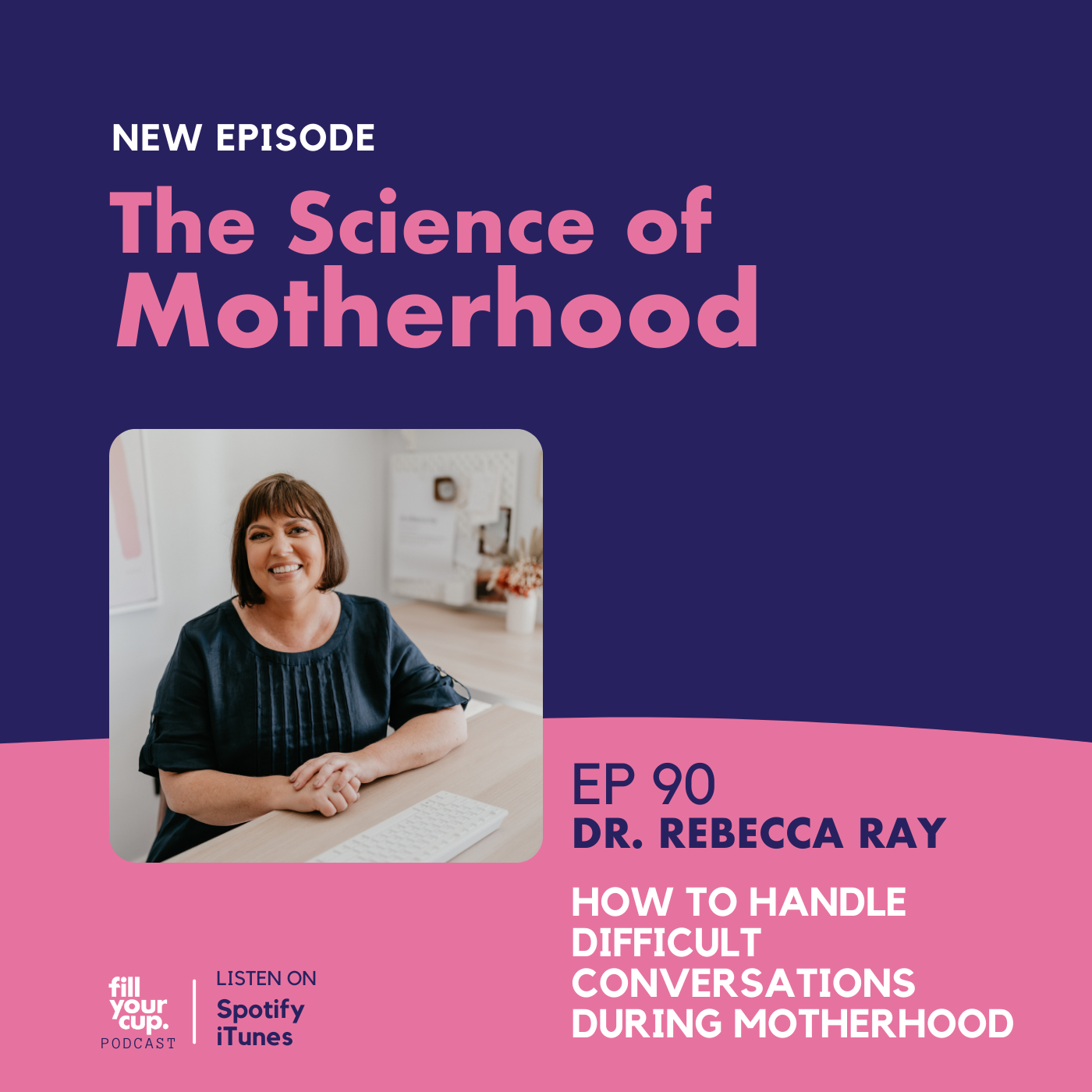 Ep 90. Dr Rebecca Ray - How to Handle Difficult Conversations during Motherhood