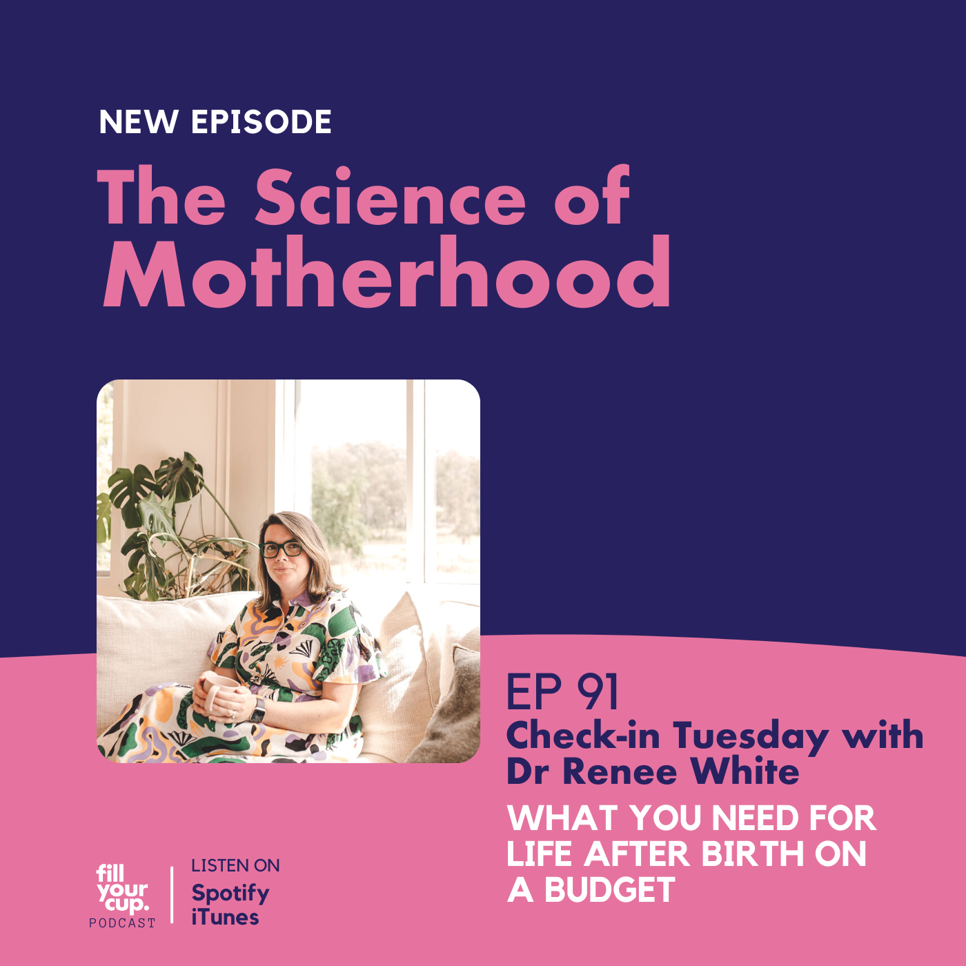 Ep 91. Check In Tuesday with Dr Renee White - What you Need for Life After Birth on a Budget