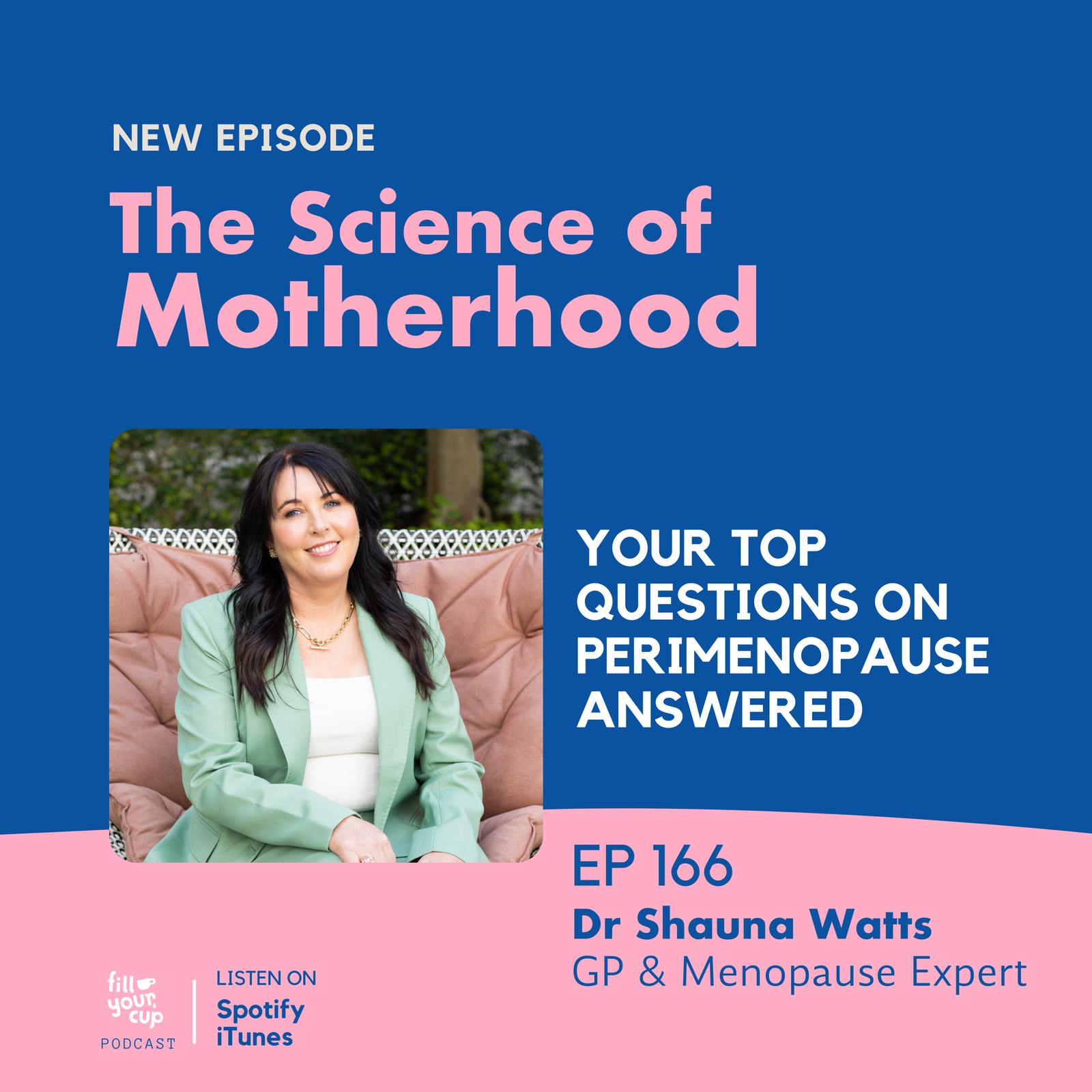Ep. 166 Dr Shauna Watts - Your Top Questions on Perimenopause Answered
