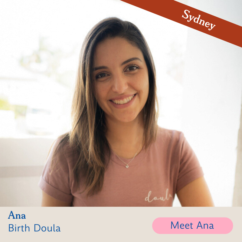 Ana birth and postpartum doula Sydney