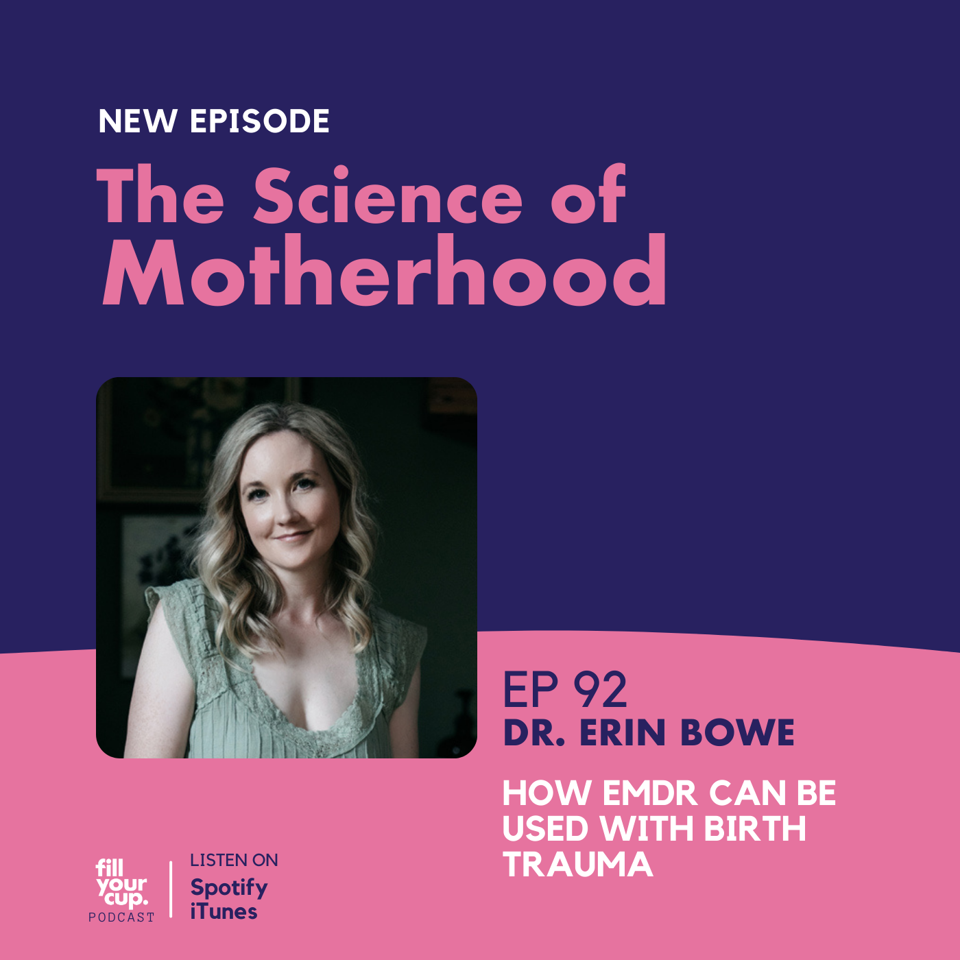 Ep 92. Dr Erin Bowe - How EMDR can be used with Birth Trauma