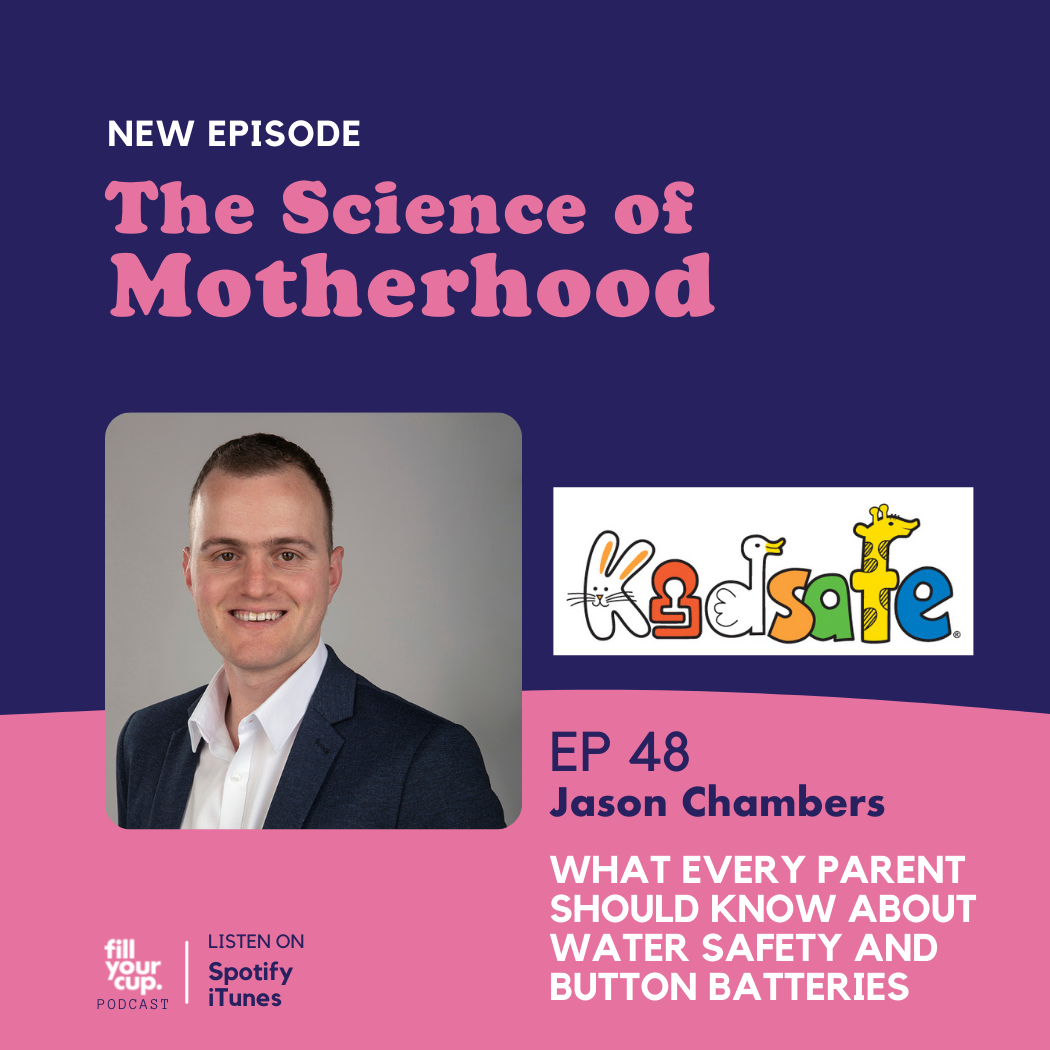Ep 48. Jason Chambers: Kidsafe Victoria - What every parent should know about water safety and button batteries