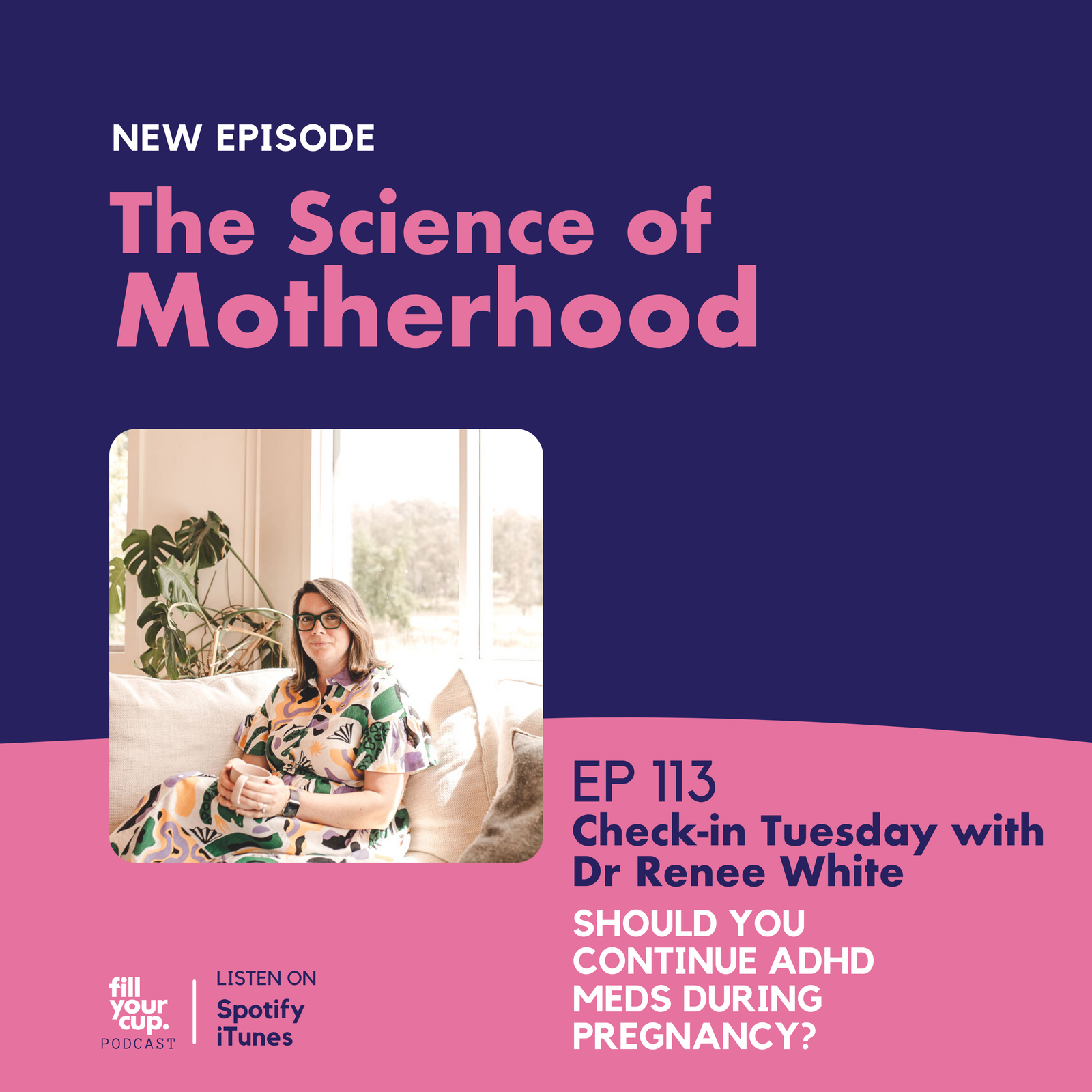 Ep 113. Check In Tuesday with Dr Renee White - Should You Continue ADHD Meds During Pregnancy?