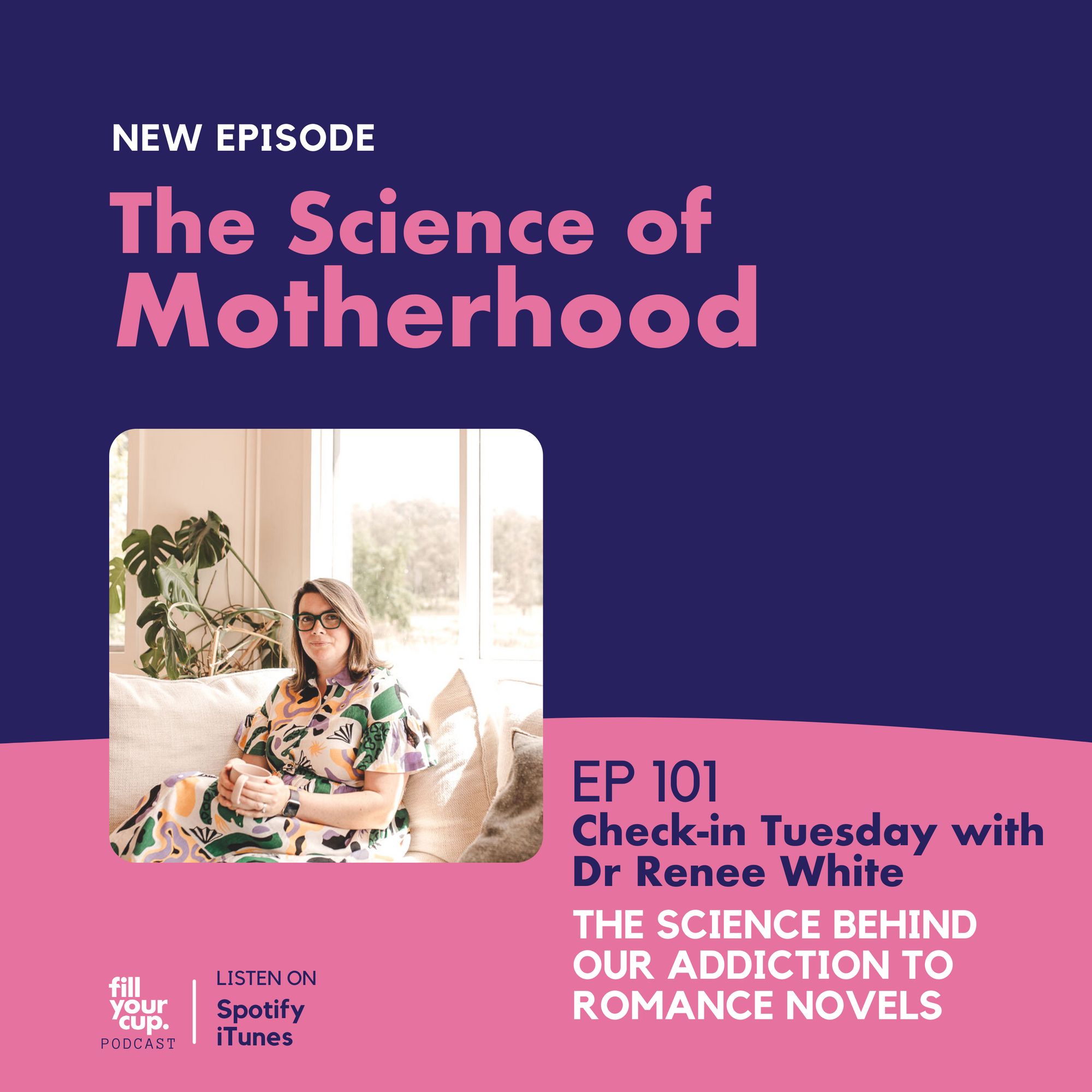 Ep 101. Check In Tuesday with Dr Renee White - The Science Behind our Addiction to Romance Novels