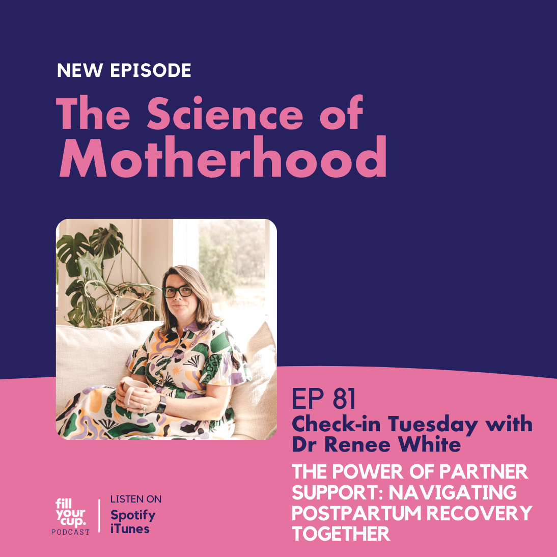 Ep 81. Check In Tuesday with Dr Renee White - The Power of Partner Support: Navigating Postpartum Recovery Together
