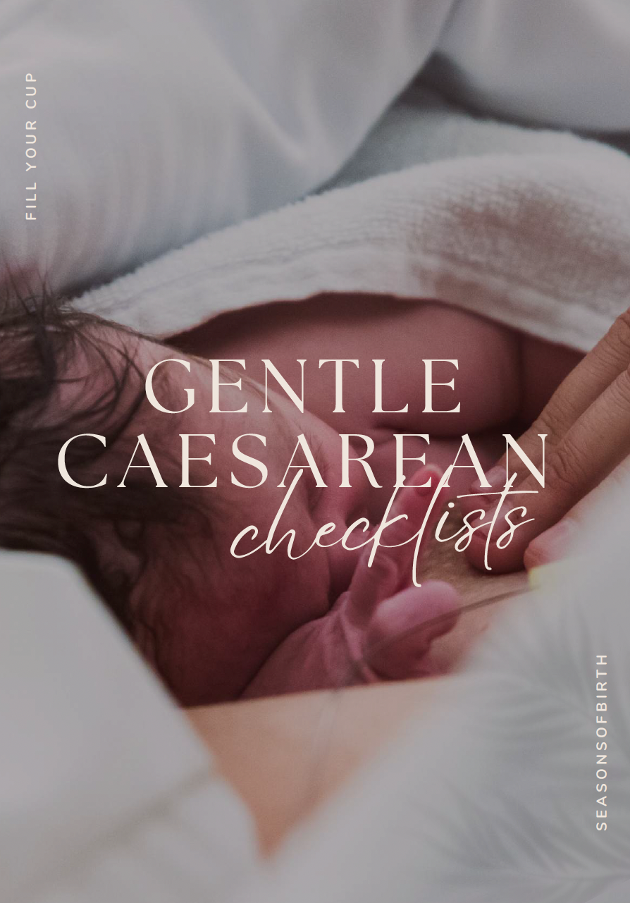 FREE Download Gentle Caesarean Checklist